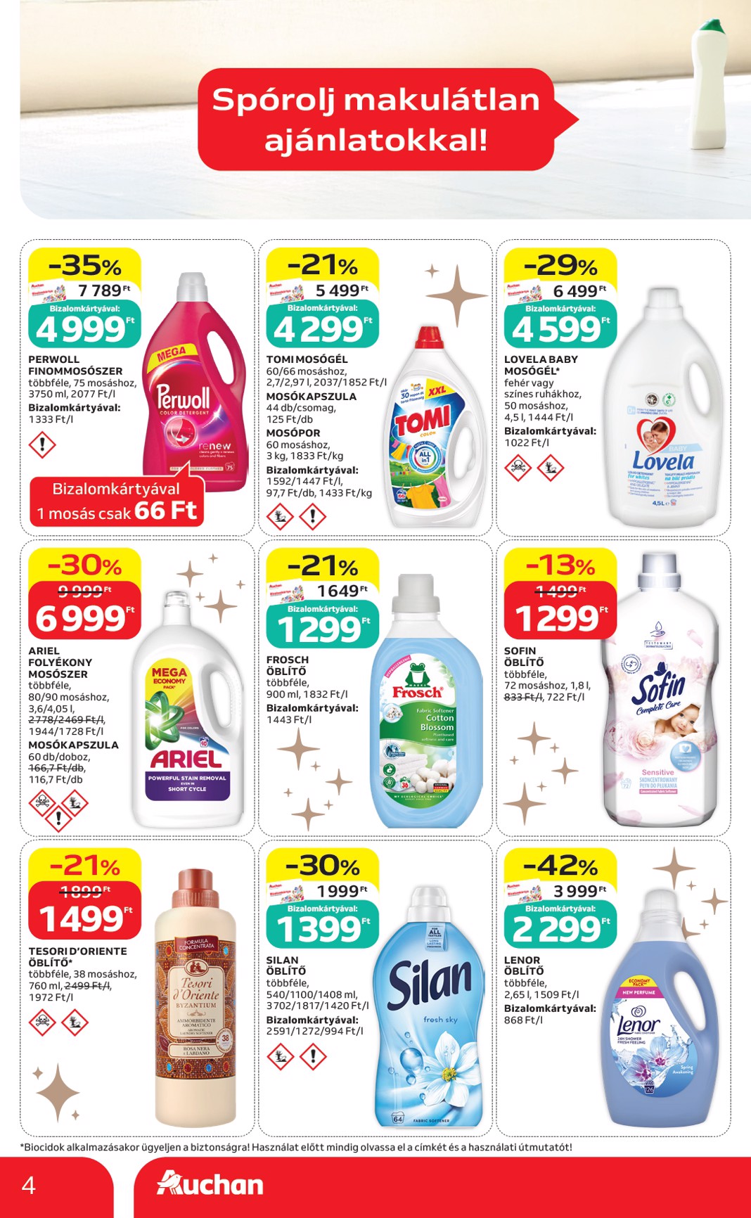 auchan - A jövőbeli Auchan - Fehér hetek ajánlatai akciós újság csütörtöktől 2026.06.04.-tól szerdától 2026.06.17.-ig érvényes. - page: 4