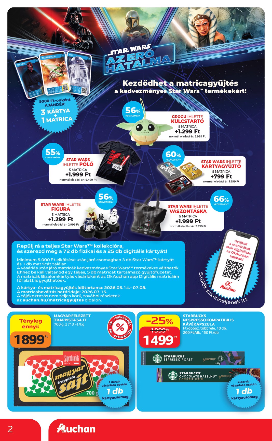 auchan - Aktuális Auchan Szupermarket szórólap érvényes csütörtöktől 2026.06.18.-től szerdától 2026.06.24.-ig - page: 2