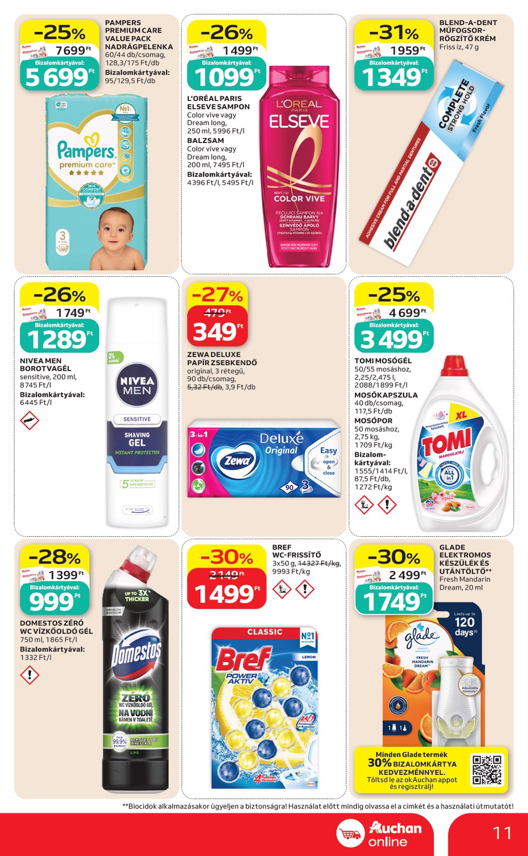 auchan - Aktuális Auchan Szupermarket szórólap érvényes csütörtöktől 2026.06.18.-től szerdától 2026.06.24.-ig - page: 11