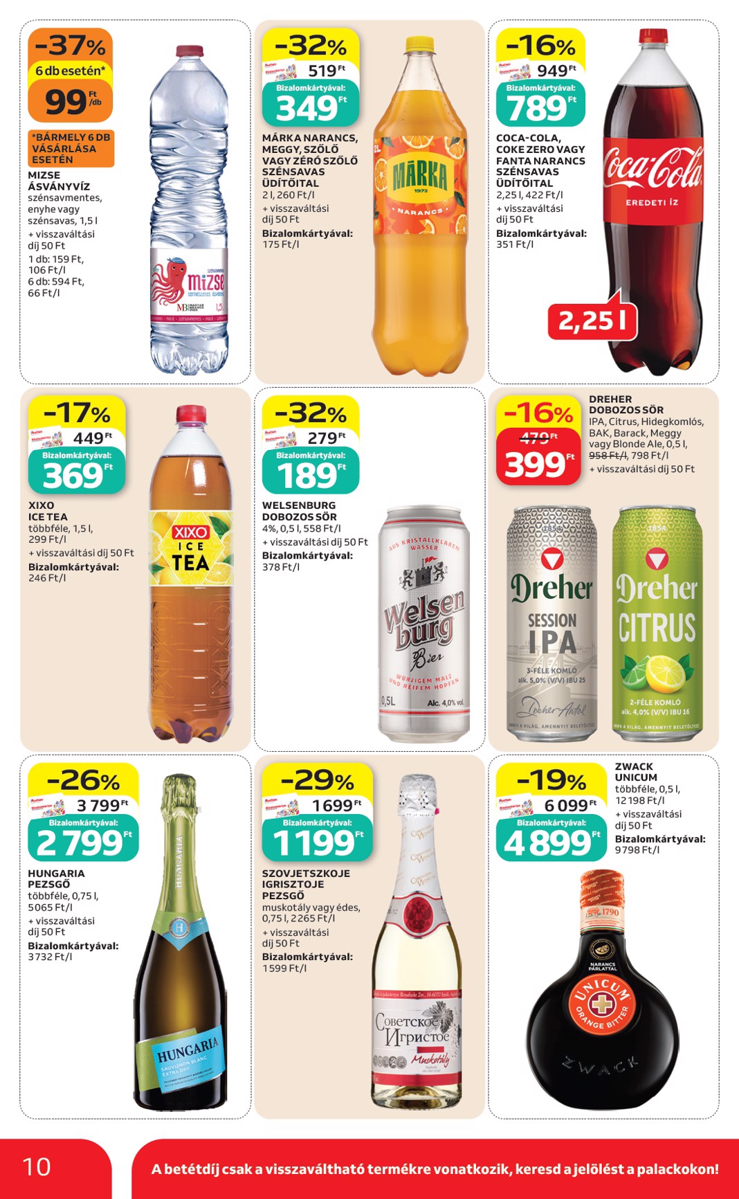 auchan - Aktuális Auchan Szupermarket szórólap érvényes csütörtöktől 2026.06.18.-től szerdától 2026.06.24.-ig - page: 10