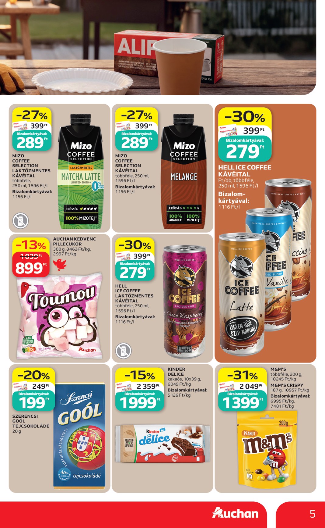 auchan - Aktuális Auchan Hipermarket - Grill ajánlataink szórólap érvényes csütörtöktől 2026.06.18.-től szerdától 2026.06.24.-ig - page: 5