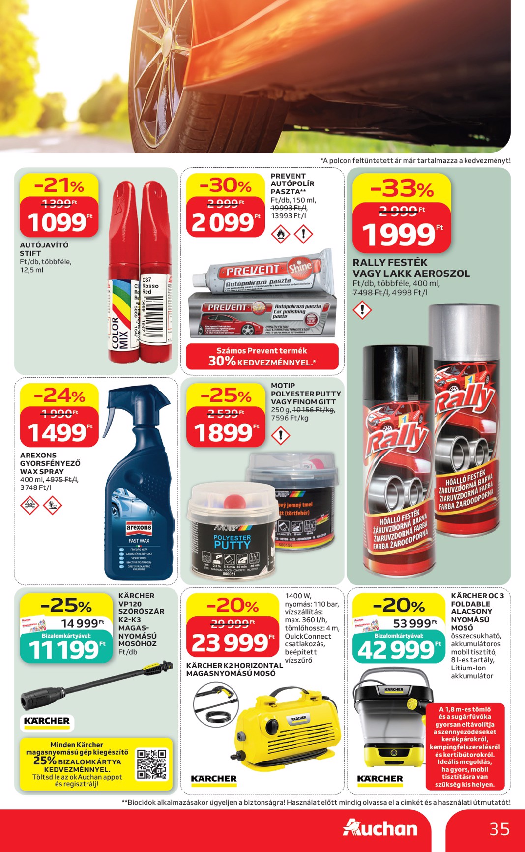 auchan - Aktuális Auchan Hipermarket szórólap érvényes csütörtöktől 2026.06.18.-től szerdától 2026.06.24.-ig - page: 35