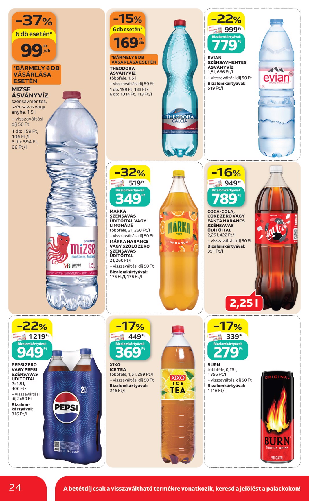 auchan - Aktuális Auchan Hipermarket szórólap érvényes csütörtöktől 2026.06.18.-től szerdától 2026.06.24.-ig - page: 24