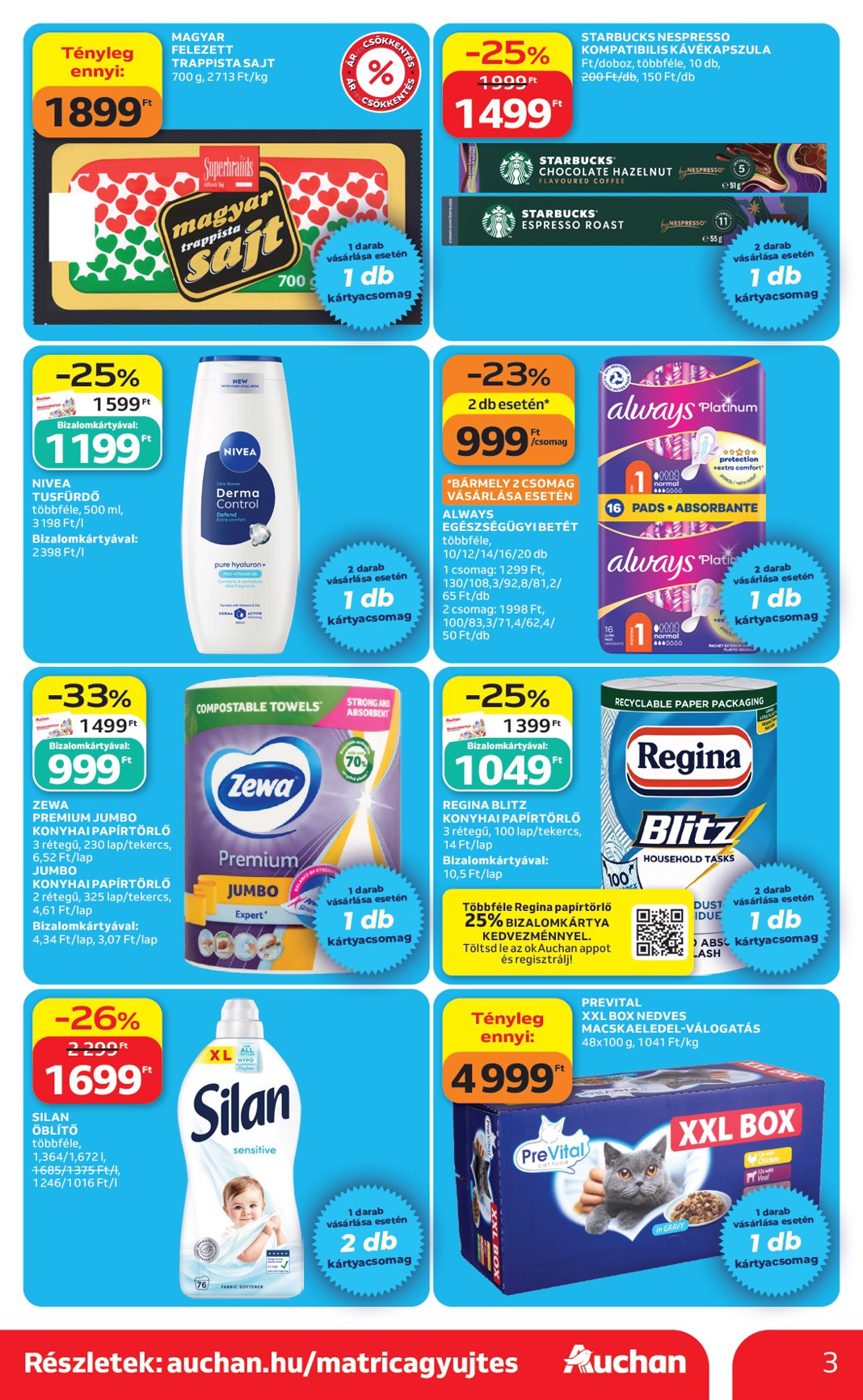 auchan - Aktuális Auchan Hipermarket szórólap érvényes csütörtöktől 2026.06.18.-től szerdától 2026.06.24.-ig - page: 3