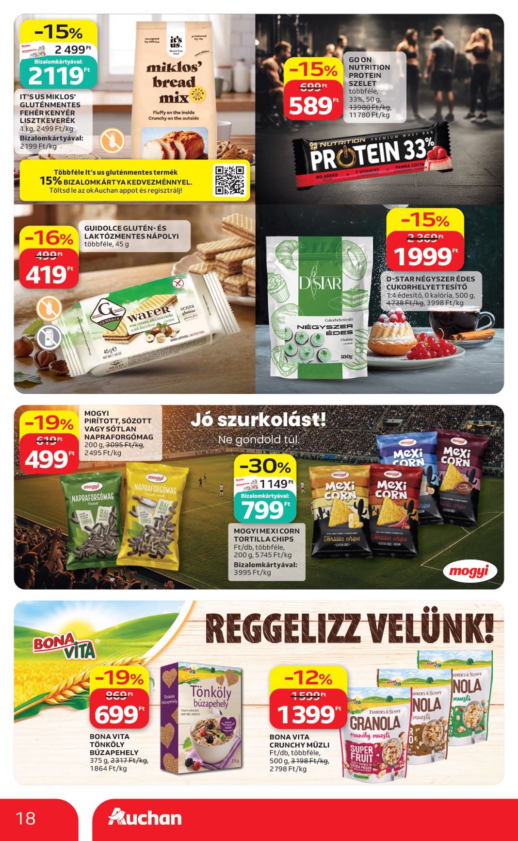auchan - Aktuális Auchan Hipermarket szórólap érvényes csütörtöktől 2026.06.18.-től szerdától 2026.06.24.-ig - page: 18