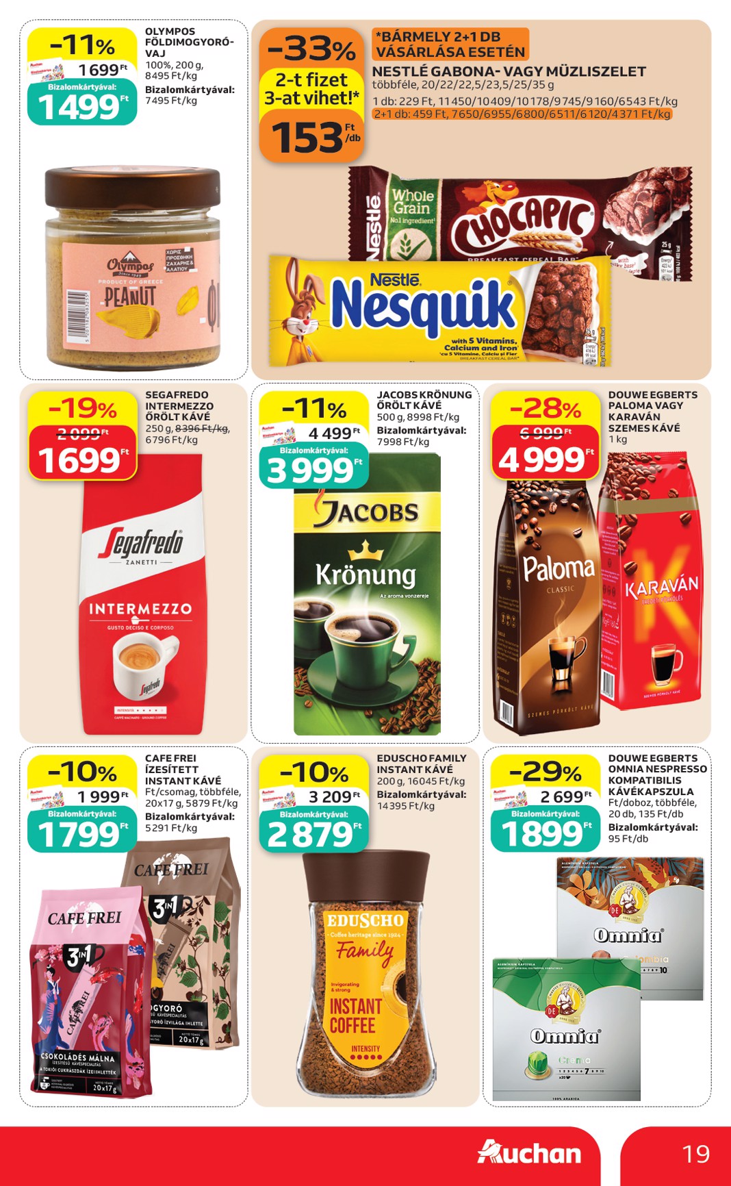 auchan - Aktuális Auchan Hipermarket szórólap érvényes csütörtöktől 2026.06.18.-től szerdától 2026.06.24.-ig - page: 19
