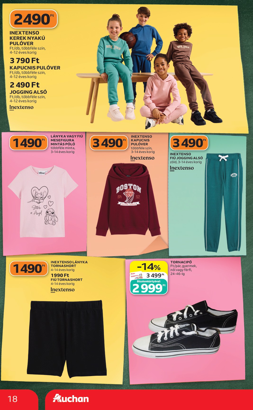 auchan - A jövőbeli Auchan - Iskolakezdés ajánlataink akciós újság csütörtöktől 2026.07.23.-tól szerdától 2026.07.29.-ig érvényes. - page: 18