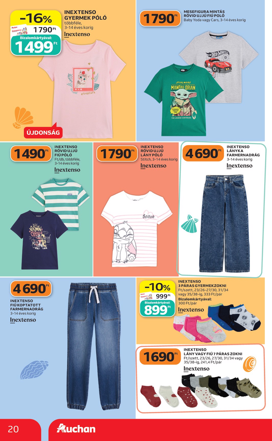 auchan - A jövőbeli Auchan - Iskolakezdés ajánlataink akciós újság csütörtöktől 2026.07.23.-tól szerdától 2026.07.29.-ig érvényes. - page: 20