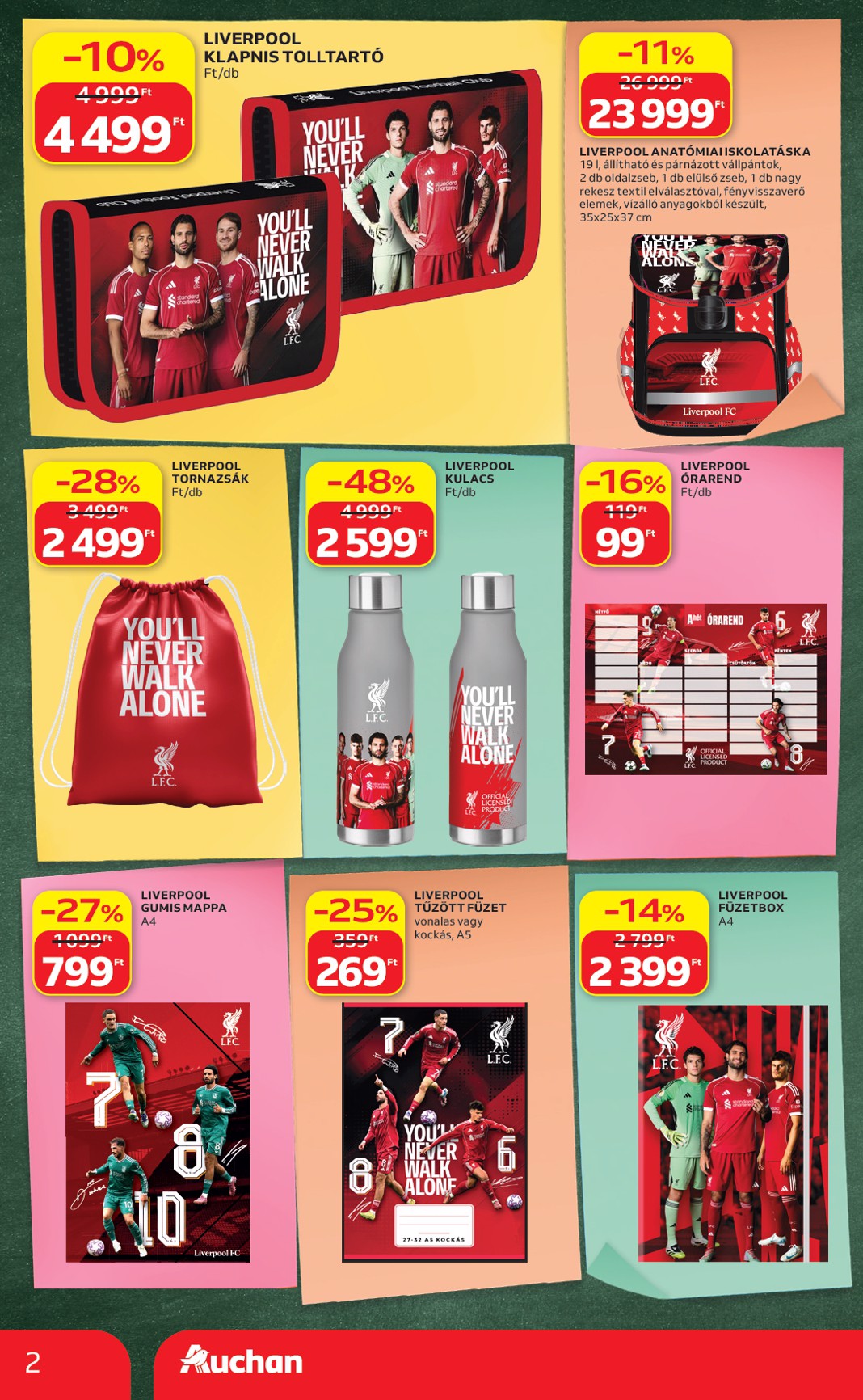 auchan - A jövőbeli Auchan - Iskolakezdés ajánlataink akciós újság csütörtöktől 2026.07.23.-tól szerdától 2026.07.29.-ig érvényes. - page: 2