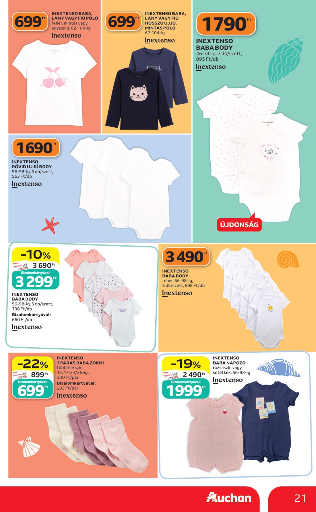 auchan - A jövőbeli Auchan - Iskolakezdés ajánlataink akciós újság csütörtöktől 2026.07.23.-tól szerdától 2026.07.29.-ig érvényes. - page: 21