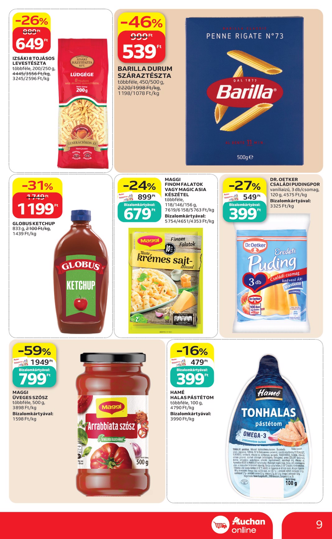 auchan - A jövőbeli Auchan - Heti Szupermarket ajánlataink - Szupermarket akciós újság szerdától 2026.07.22.-tól szerdától 2026.07.29.-ig érvényes. - page: 9