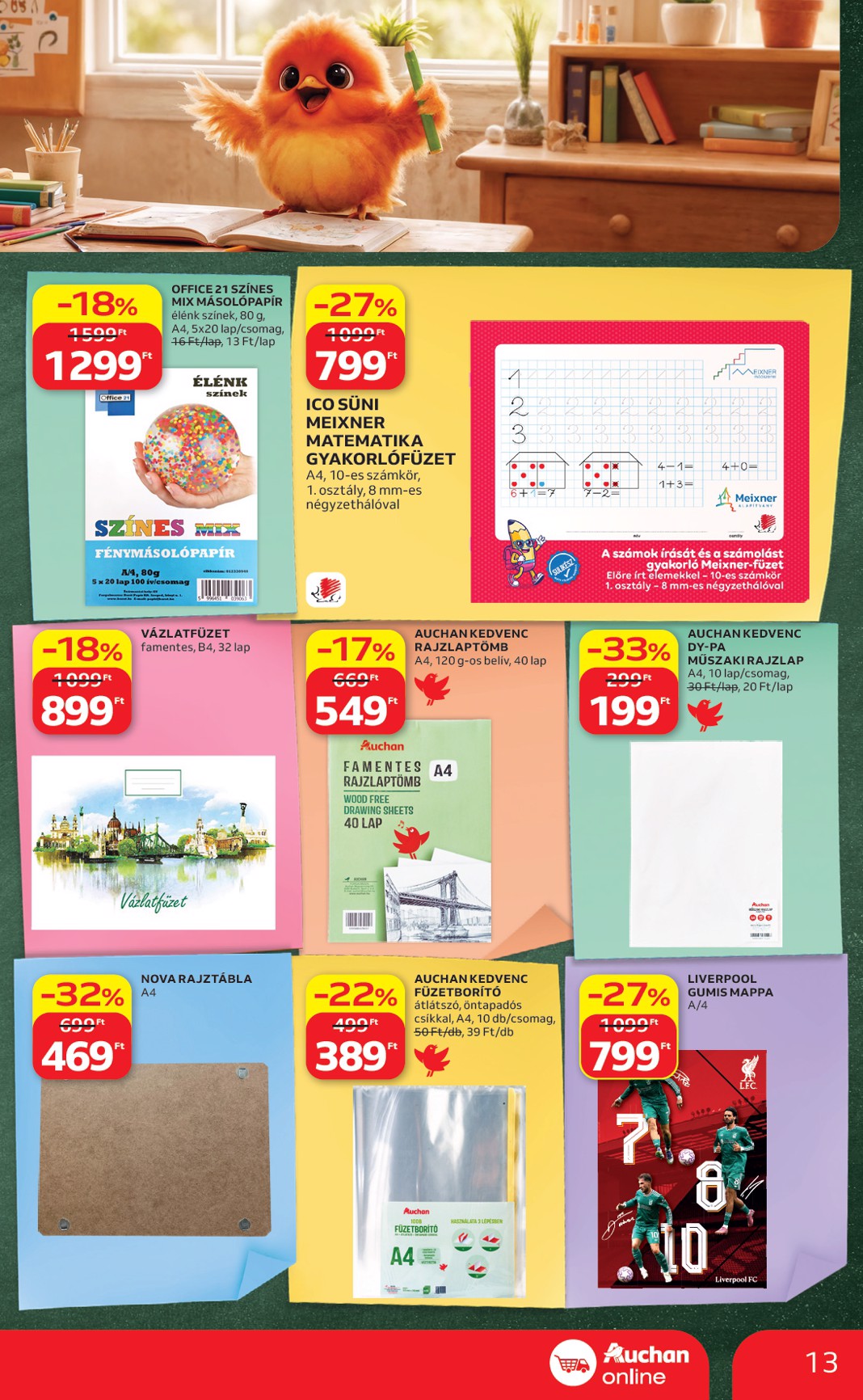 auchan - A jövőbeli Auchan - Heti Szupermarket ajánlataink - Szupermarket akciós újság szerdától 2026.07.22.-tól szerdától 2026.07.29.-ig érvényes. - page: 13