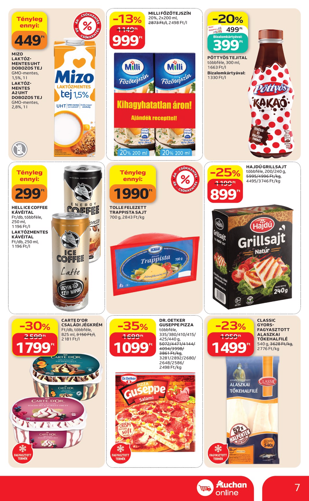 auchan - A jövőbeli Auchan - Heti Szupermarket ajánlataink - Szupermarket akciós újság szerdától 2026.07.22.-tól szerdától 2026.07.29.-ig érvényes. - page: 7