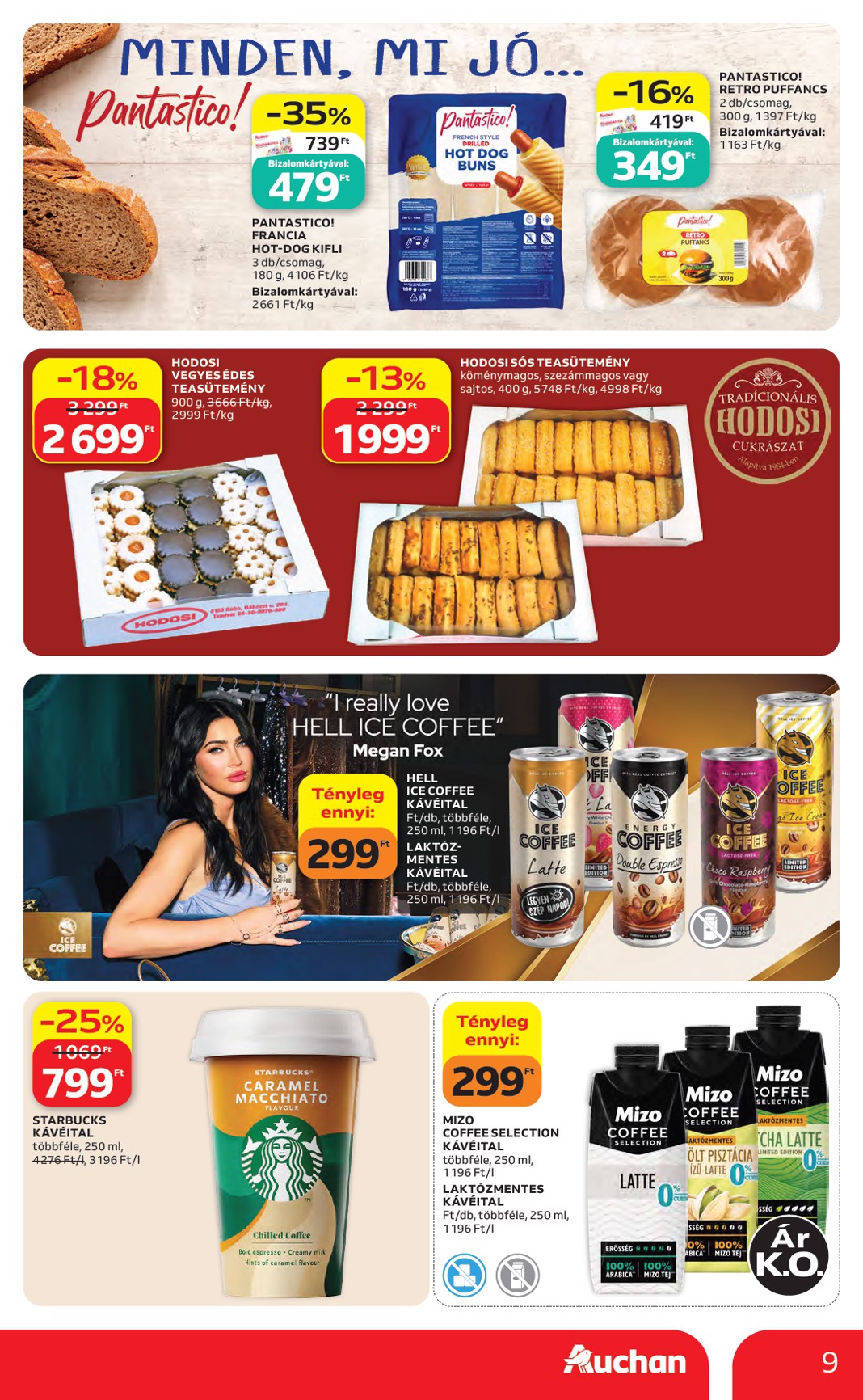 auchan - A jövőbeli Auchan hipermarket akciós újság csütörtöktől 2026.07.23.-tól szerdától 2026.07.29.-ig érvényes. - page: 9