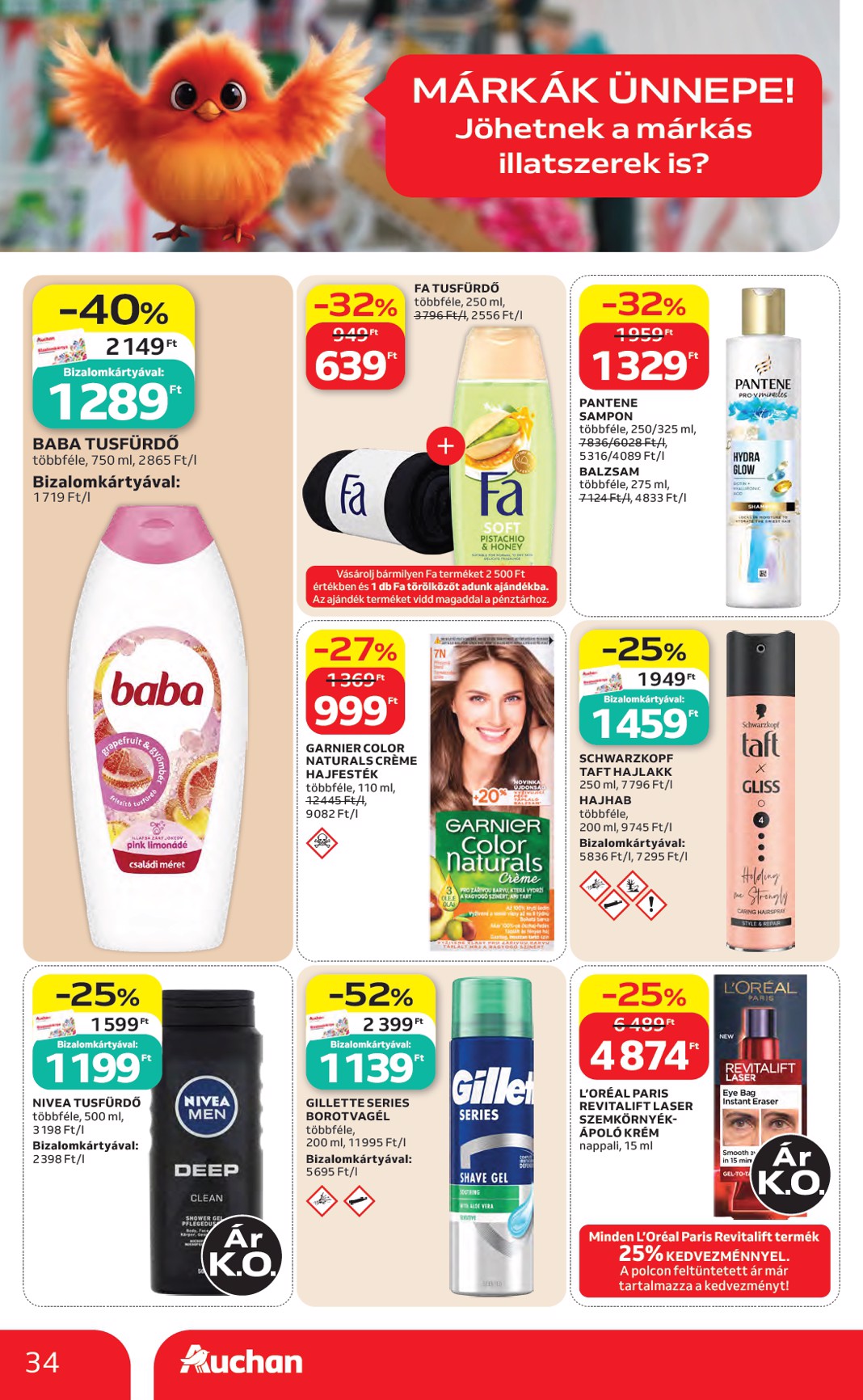 auchan - A jövőbeli Auchan hipermarket akciós újság csütörtöktől 2026.07.23.-tól szerdától 2026.07.29.-ig érvényes. - page: 34