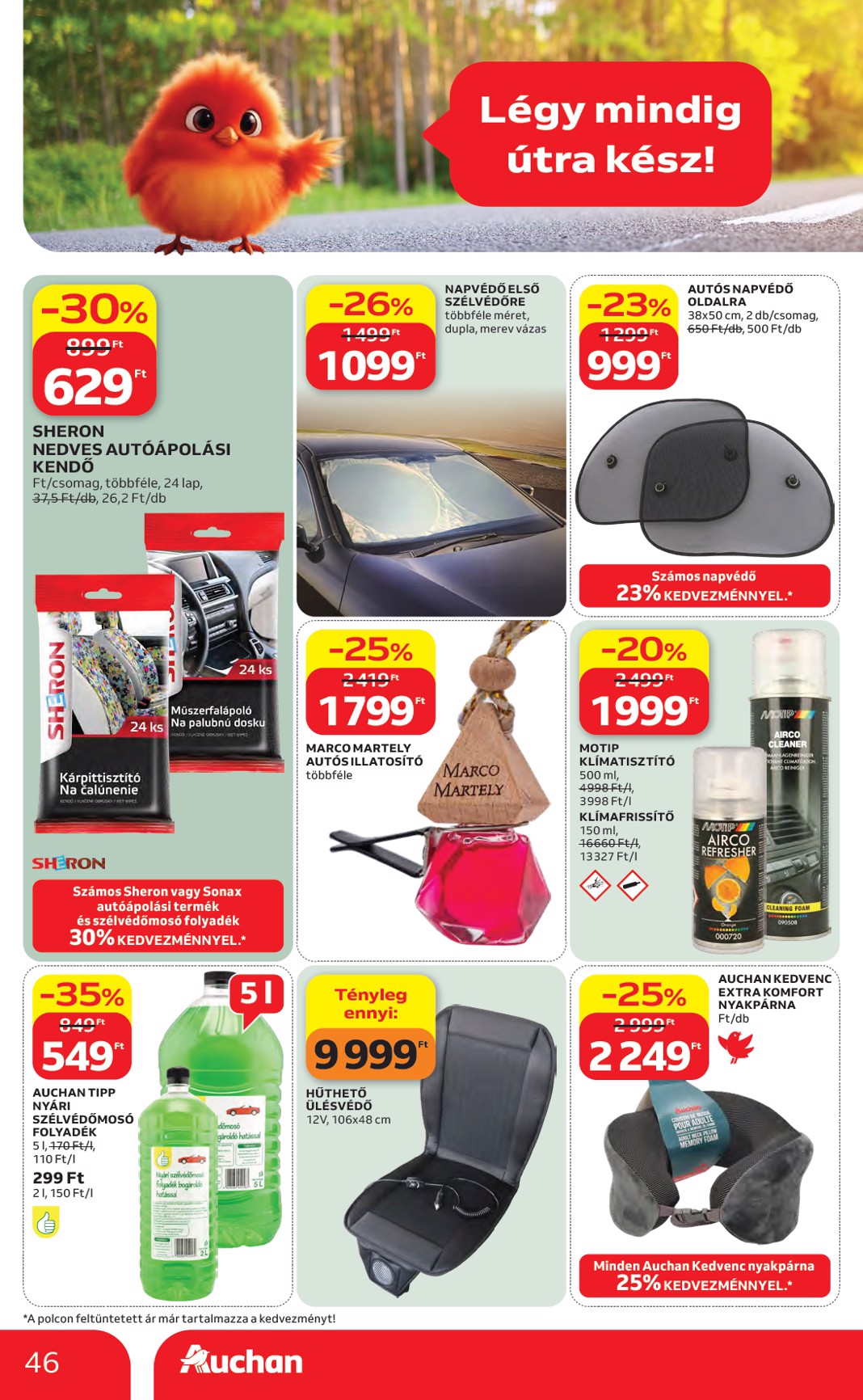 auchan - A jövőbeli Auchan hipermarket akciós újság csütörtöktől 2026.07.23.-tól szerdától 2026.07.29.-ig érvényes. - page: 46