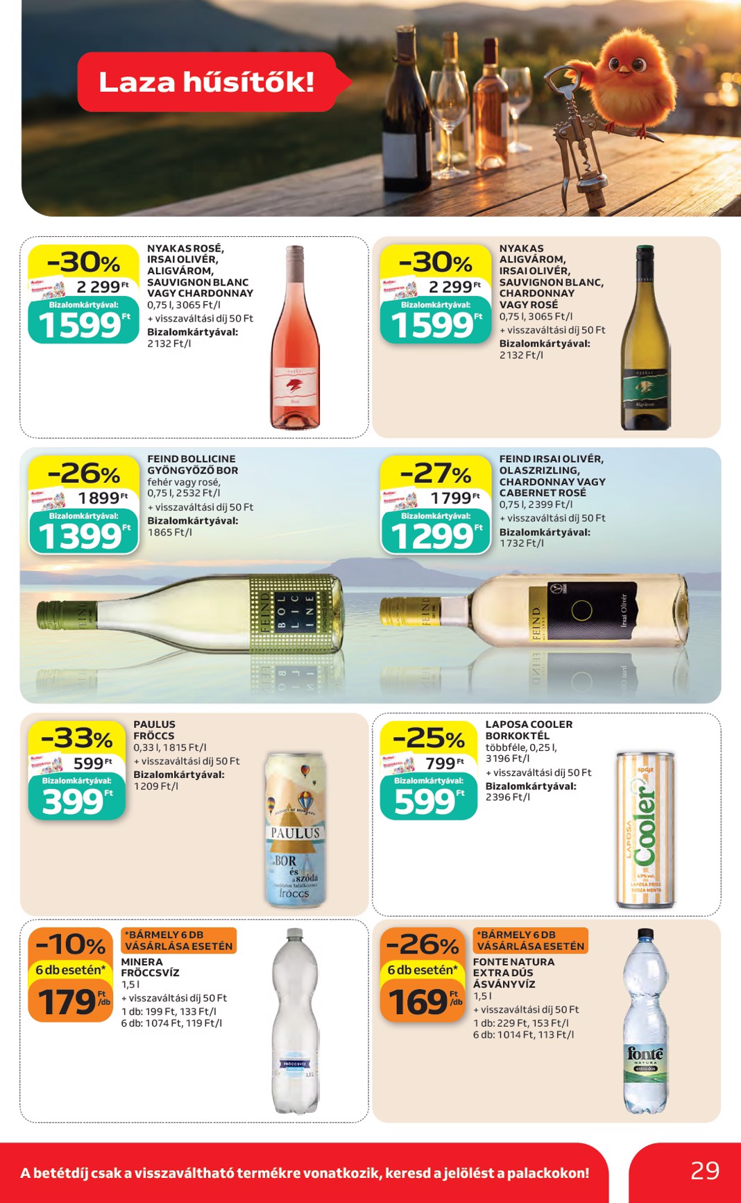 auchan - A jövőbeli Auchan hipermarket akciós újság csütörtöktől 2026.07.23.-tól szerdától 2026.07.29.-ig érvényes. - page: 29