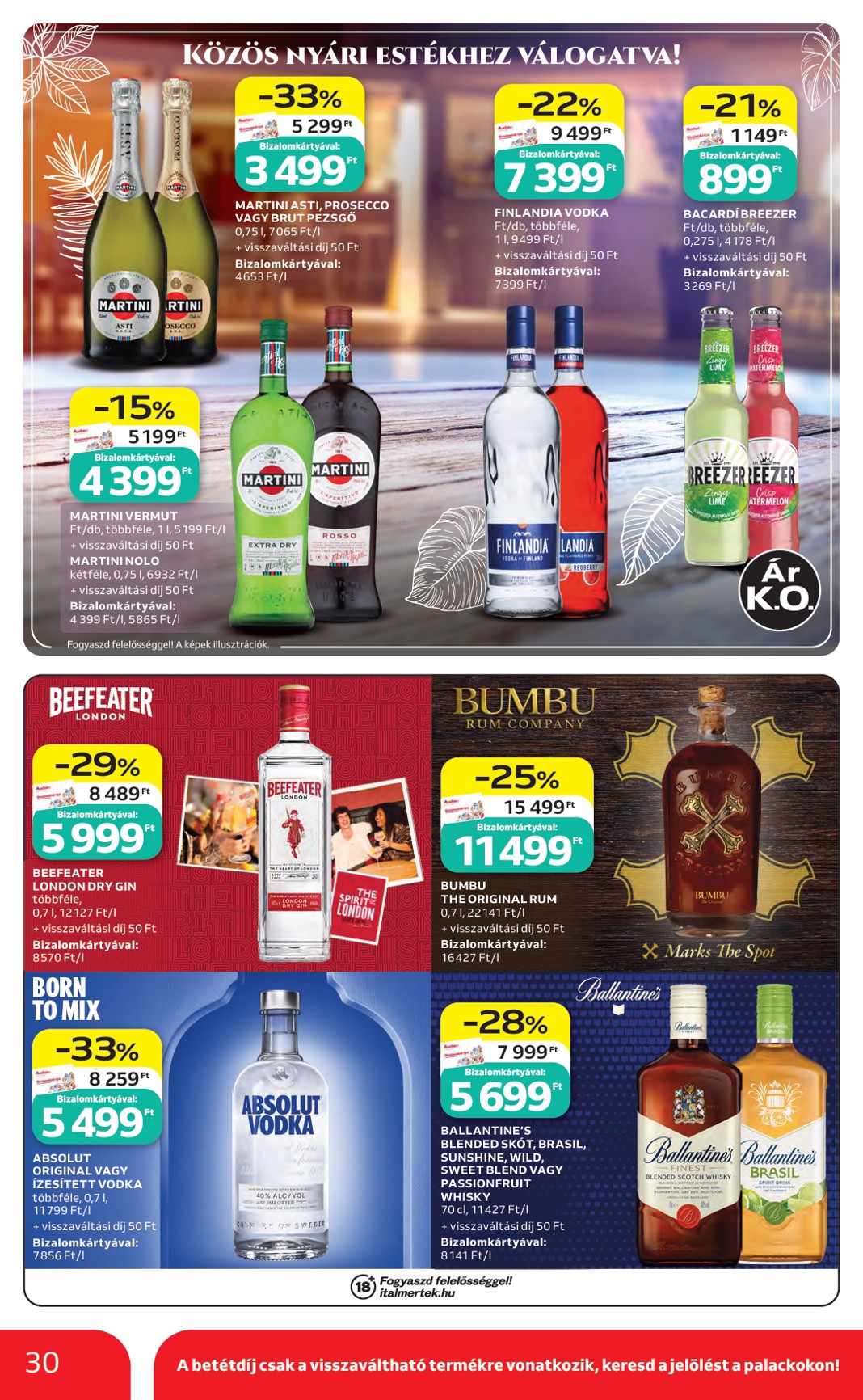 auchan - A jövőbeli Auchan hipermarket akciós újság csütörtöktől 2026.07.23.-tól szerdától 2026.07.29.-ig érvényes. - page: 30