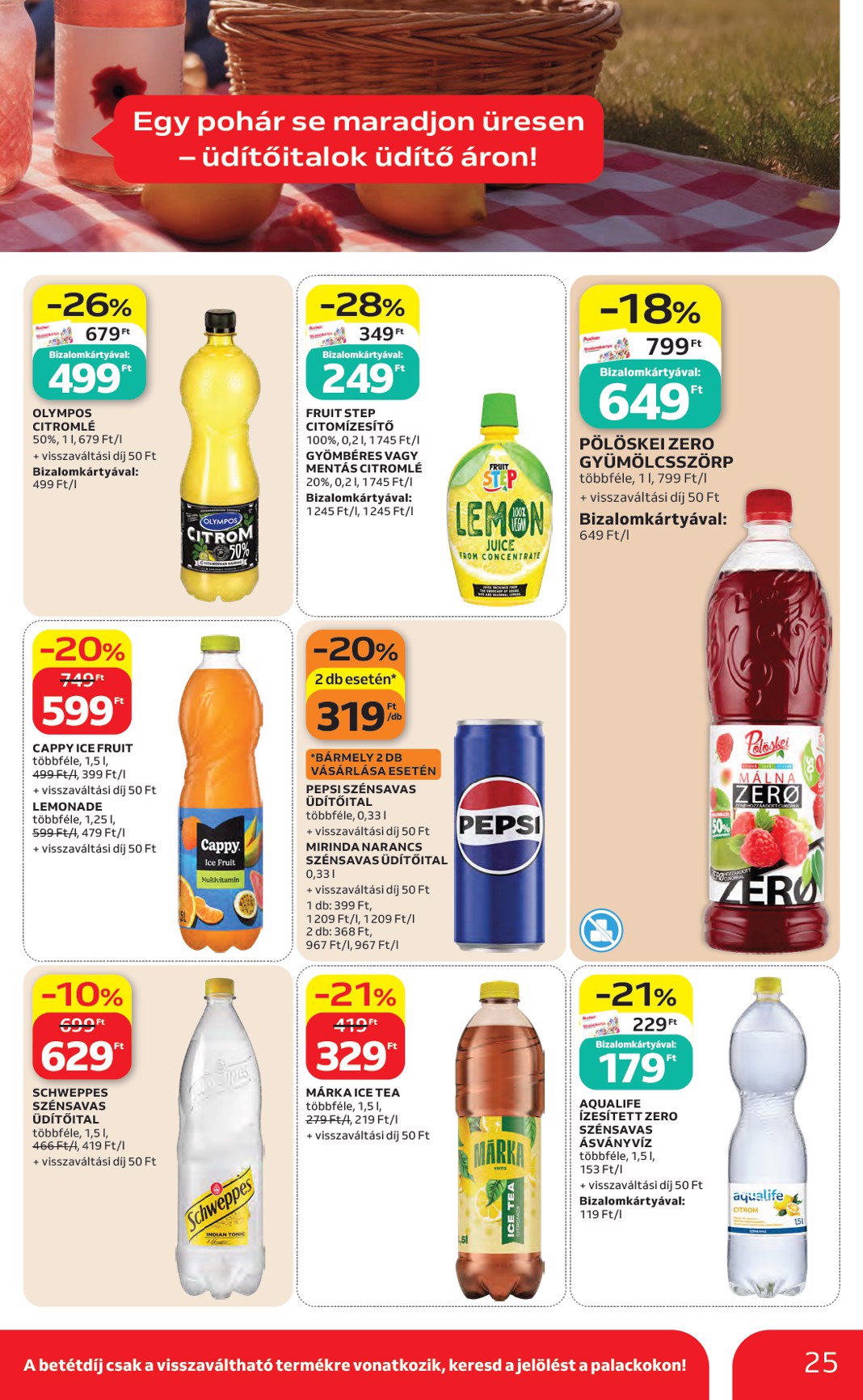 auchan - A jövőbeli Auchan hipermarket akciós újság csütörtöktől 2026.07.23.-tól szerdától 2026.07.29.-ig érvényes. - page: 25