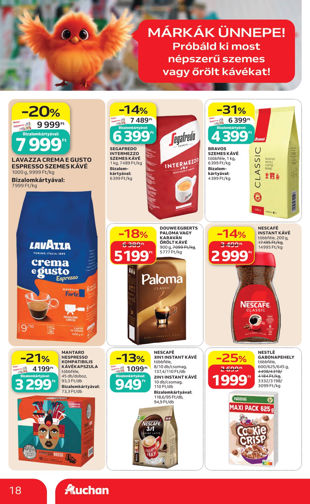 auchan - A jövőbeli Auchan hipermarket akciós újság csütörtöktől 2026.07.23.-tól szerdától 2026.07.29.-ig érvényes. - page: 18