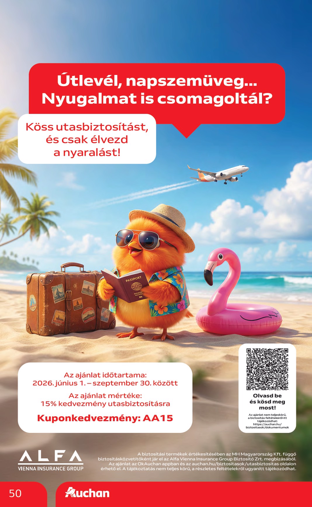 auchan - A jövőbeli Auchan hipermarket akciós újság csütörtöktől 2026.07.23.-tól szerdától 2026.07.29.-ig érvényes. - page: 50