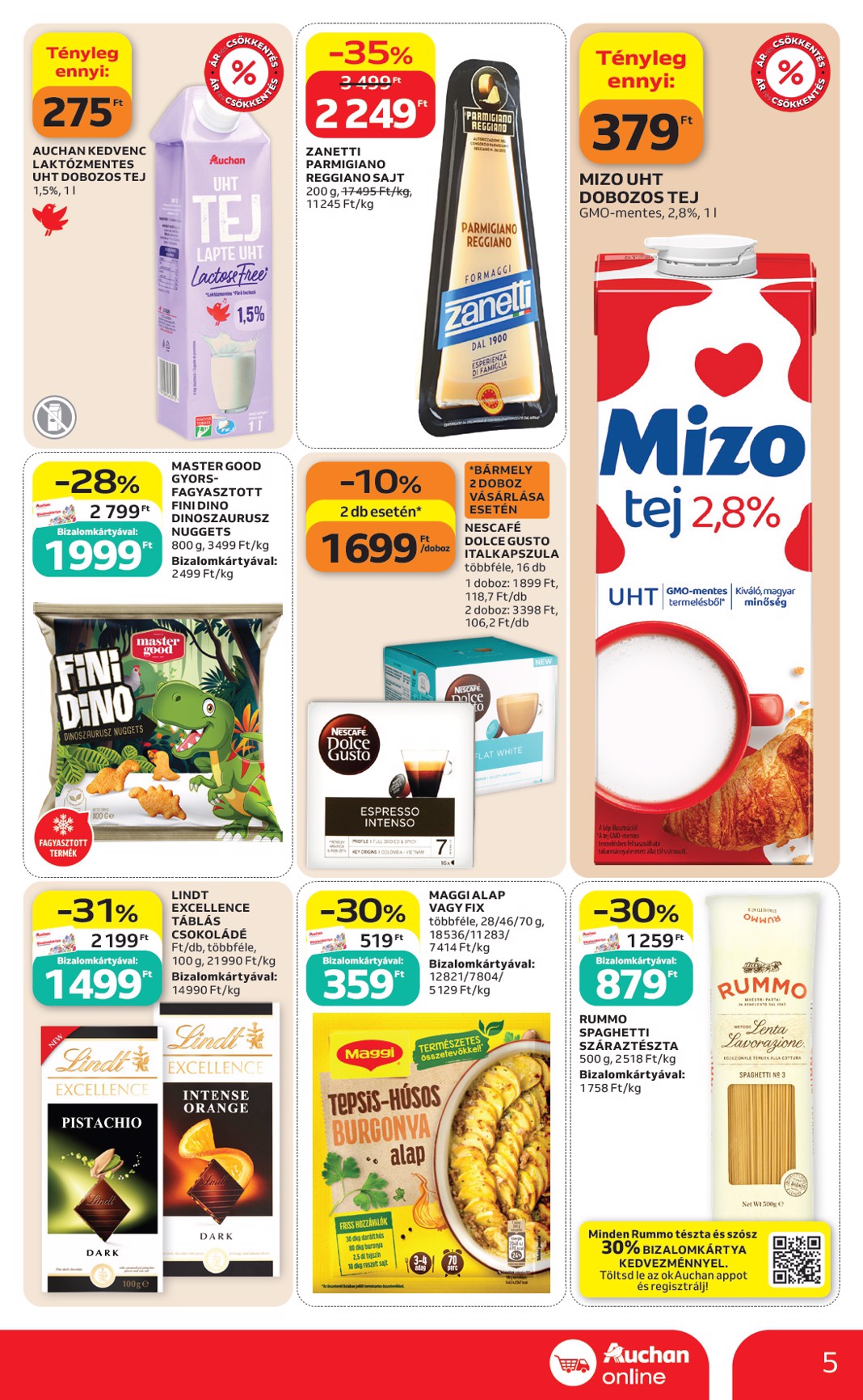 auchan - A jövőbeli Auchan Szupermarket akciós újság csütörtöktől 2026.08.06.-tól szerdától 2026.08.12.-ig érvényes. - page: 5
