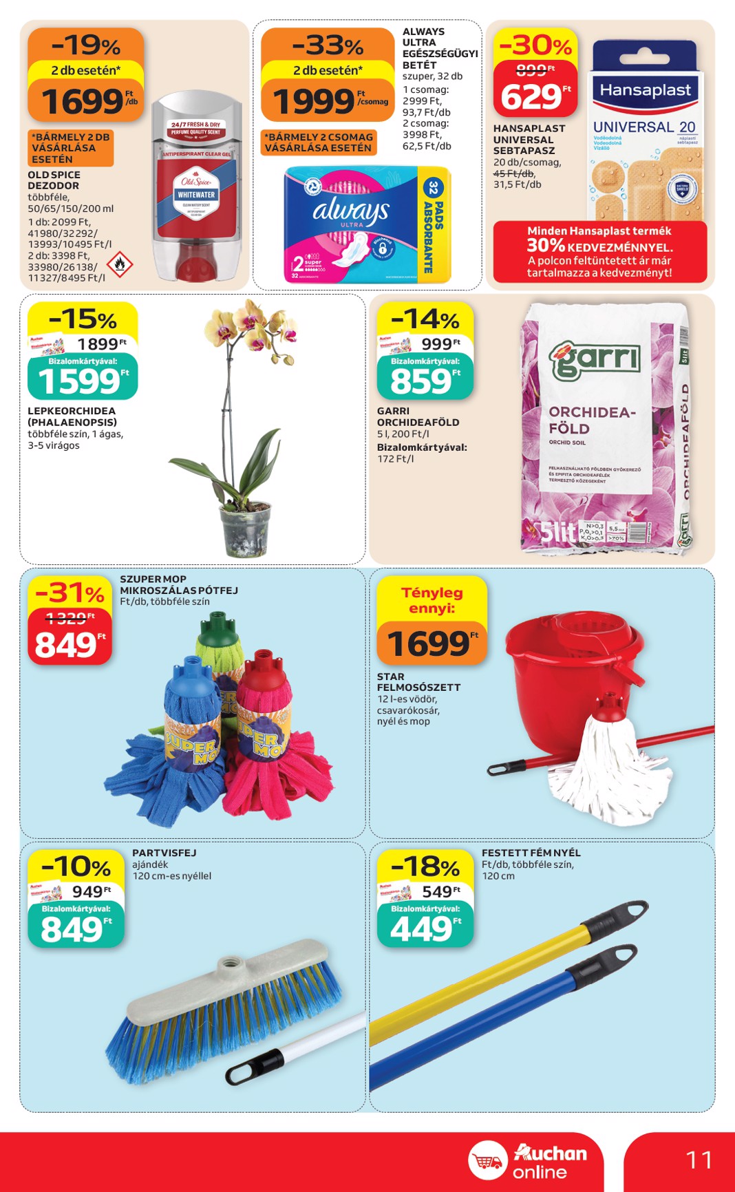 auchan - A jövőbeli Auchan Szupermarket akciós újság csütörtöktől 2026.08.06.-tól szerdától 2026.08.12.-ig érvényes. - page: 11