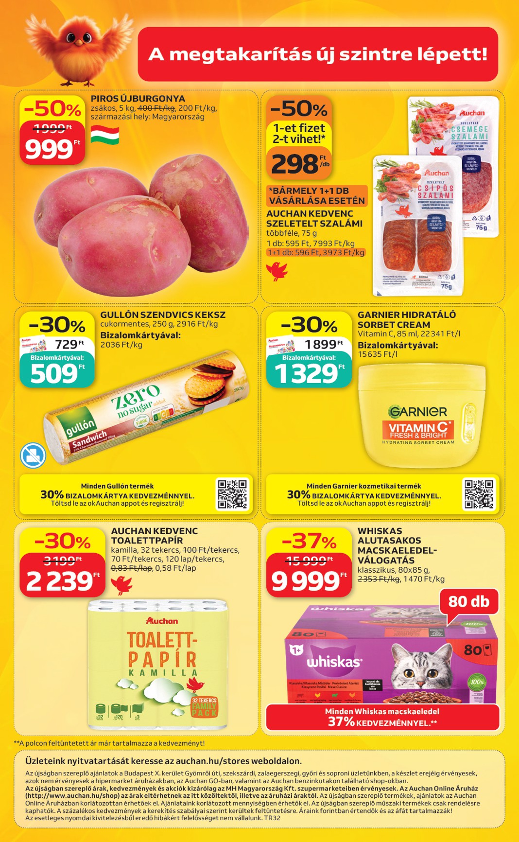 auchan - A jövőbeli Auchan Szupermarket akciós újság csütörtöktől 2026.08.06.-tól szerdától 2026.08.12.-ig érvényes. - page: 16