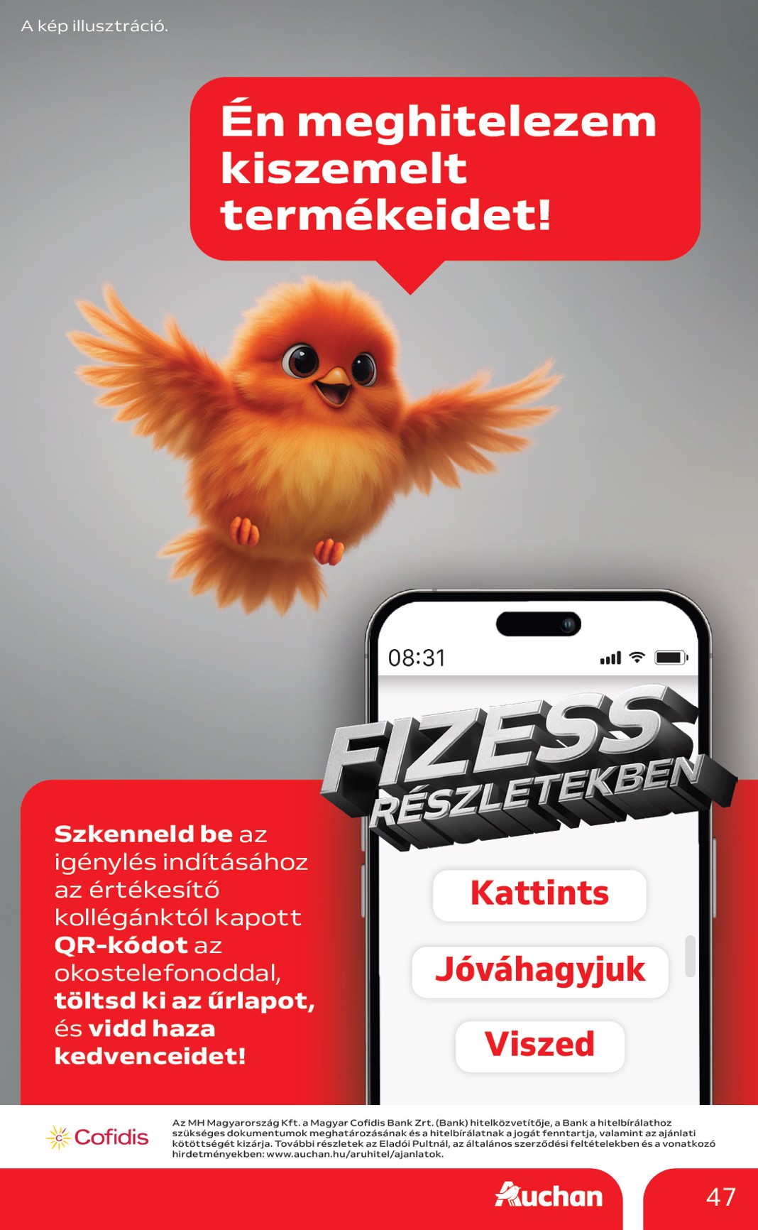 auchan - A jövőbeli Auchan Hipermarket akciós újság csütörtöktől 2026.08.06.-tól szerdától 2026.08.12.-ig érvényes. - page: 47