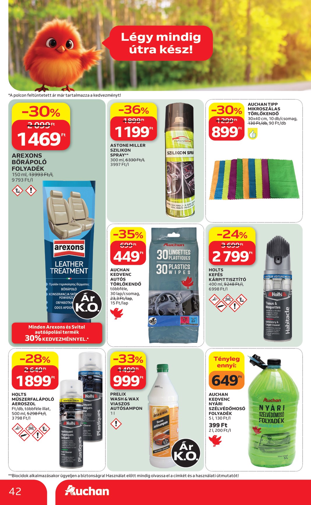 auchan - A jövőbeli Auchan Hipermarket akciós újság csütörtöktől 2026.08.06.-tól szerdától 2026.08.12.-ig érvényes. - page: 42