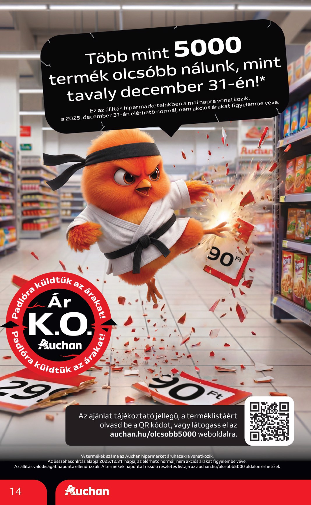 auchan - A jövőbeli Auchan Hipermarket akciós újság csütörtöktől 2026.08.06.-tól szerdától 2026.08.12.-ig érvényes. - page: 14