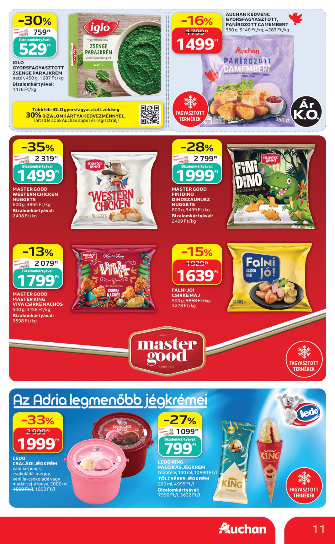 auchan - A jövőbeli Auchan Hipermarket akciós újság csütörtöktől 2026.08.06.-tól szerdától 2026.08.12.-ig érvényes. - page: 11