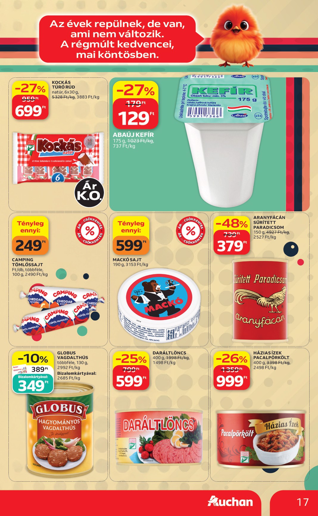 auchan - A jövőbeli Auchan Hipermarket akciós újság csütörtöktől 2026.08.06.-tól szerdától 2026.08.12.-ig érvényes. - page: 17