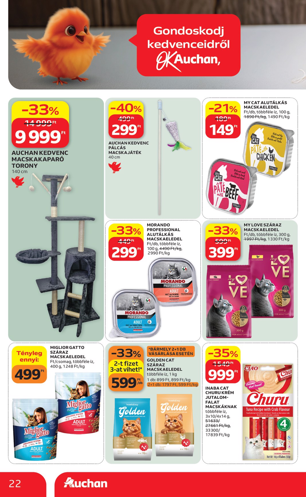 auchan - A jövőbeli Auchan Hipermarket akciós újság csütörtöktől 2026.08.06.-tól szerdától 2026.08.12.-ig érvényes. - page: 22
