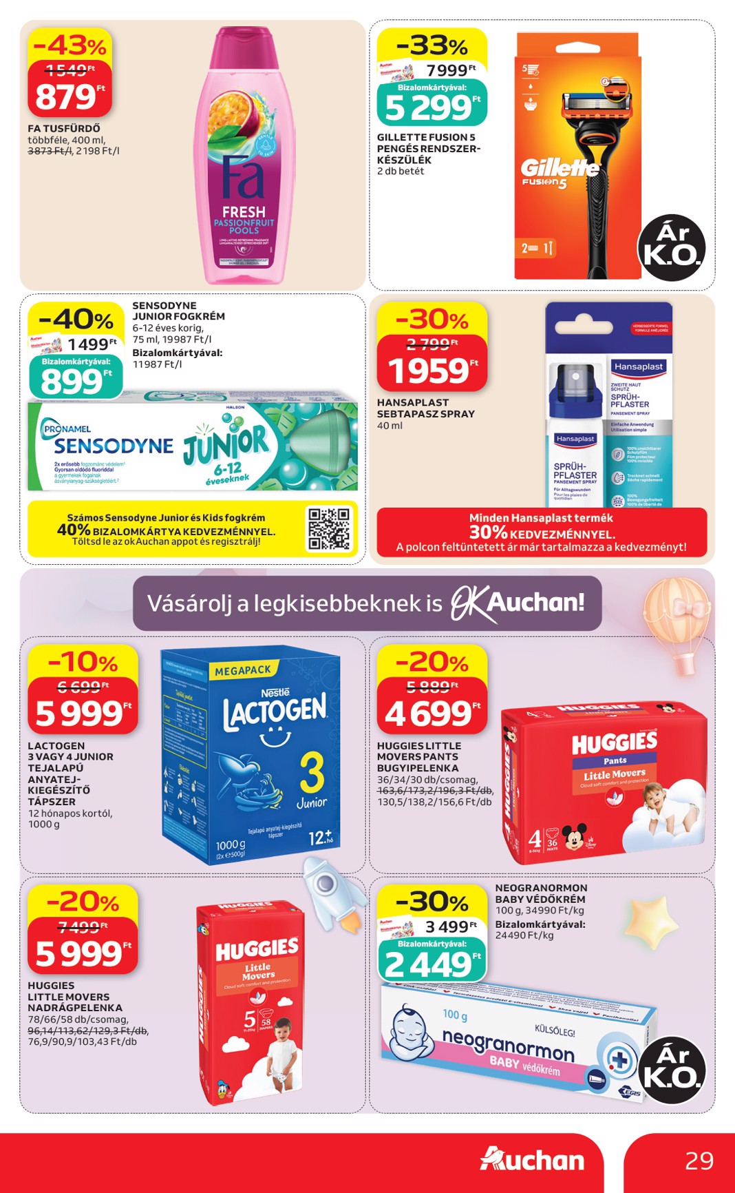 auchan - A jövőbeli Auchan Hipermarket akciós újság csütörtöktől 2026.08.06.-tól szerdától 2026.08.12.-ig érvényes. - page: 29