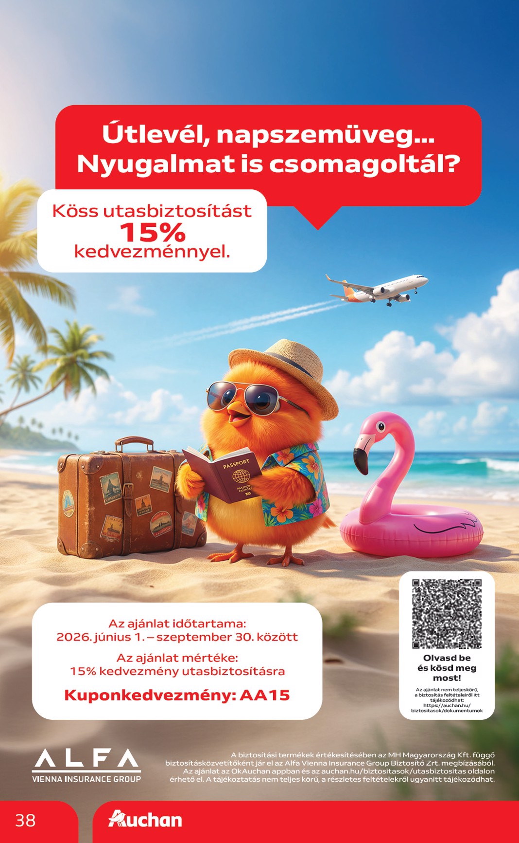 auchan - A jövőbeli Auchan Hipermarket akciós újság csütörtöktől 2026.08.06.-tól szerdától 2026.08.12.-ig érvényes. - page: 38