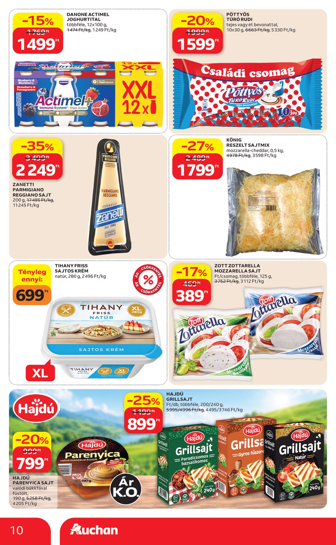 auchan - A jövőbeli Auchan Hipermarket akciós újság csütörtöktől 2026.08.06.-tól szerdától 2026.08.12.-ig érvényes. - page: 10