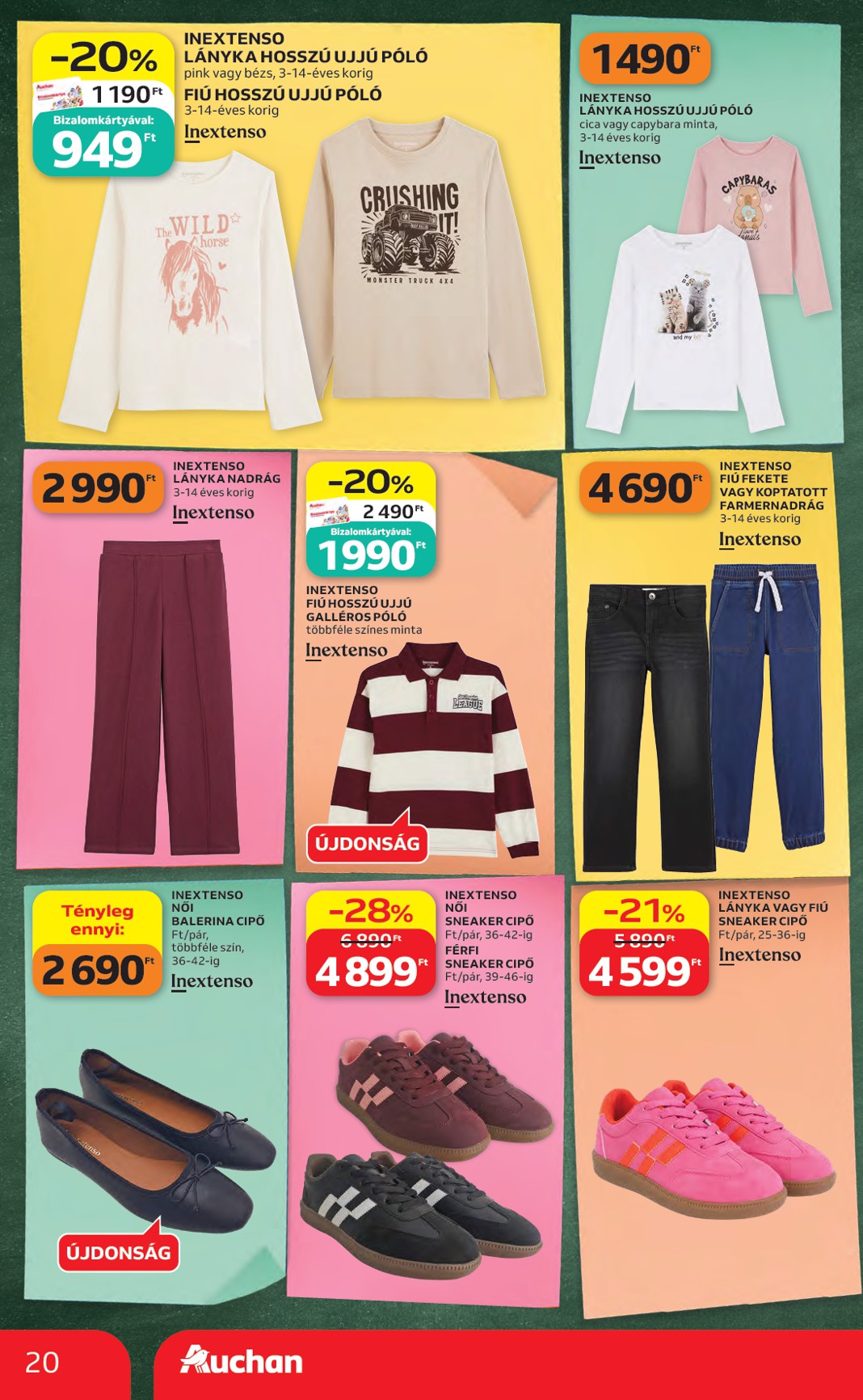 auchan - A jövőbeli Auchan Hipermarket - Back to School akciós újság csütörtöktől 2026.08.06.-tól szerdától 2026.08.19.-ig érvényes. - page: 20