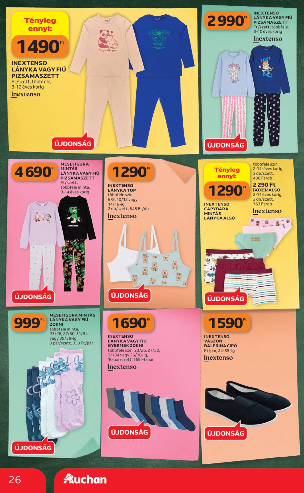 auchan - A jövőbeli Auchan Hipermarket - Back to School akciós újság csütörtöktől 2026.08.06.-tól szerdától 2026.08.19.-ig érvényes. - page: 26