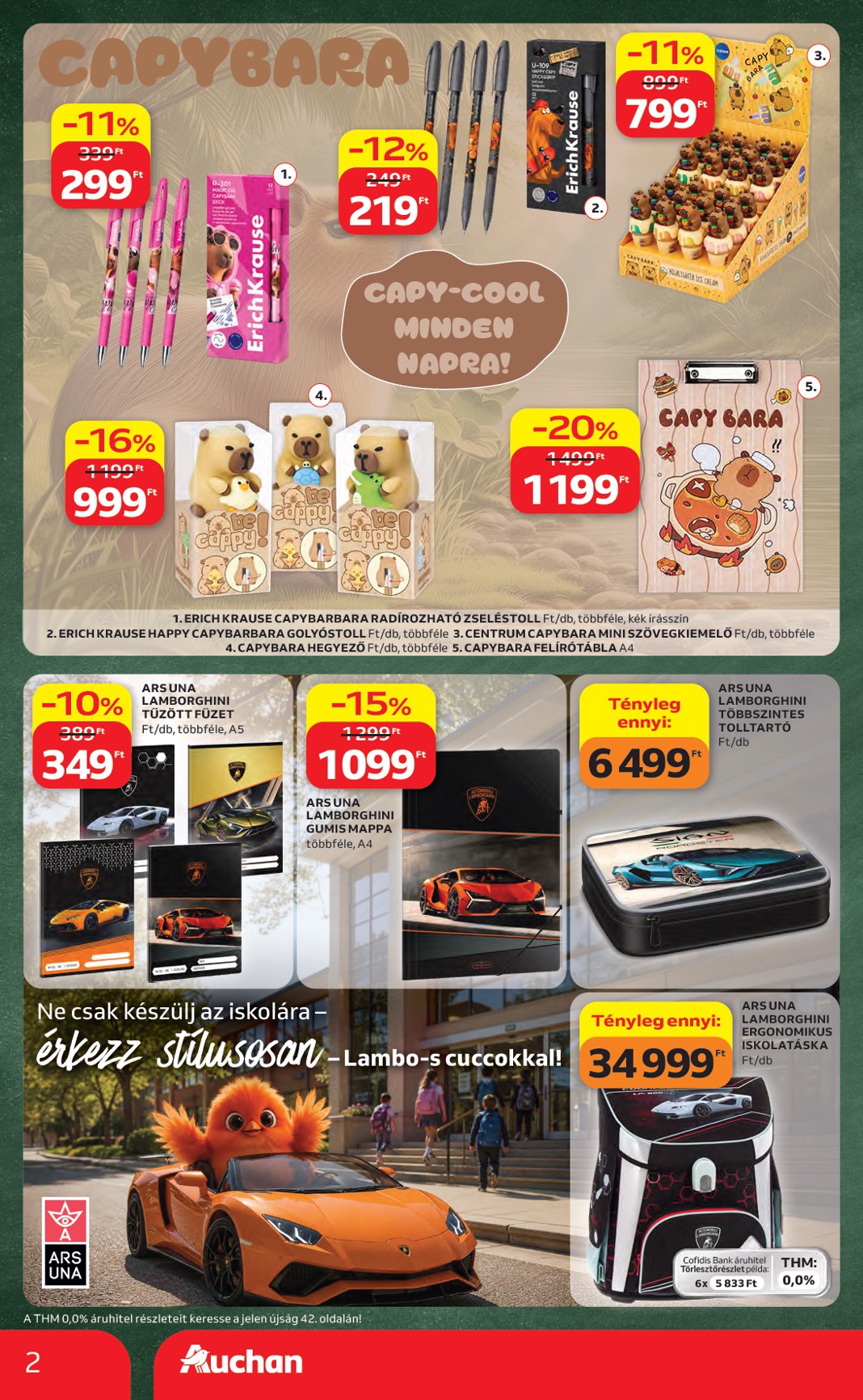 auchan - A jövőbeli Auchan Hipermarket - Back to School akciós újság csütörtöktől 2026.08.06.-tól szerdától 2026.08.19.-ig érvényes. - page: 2