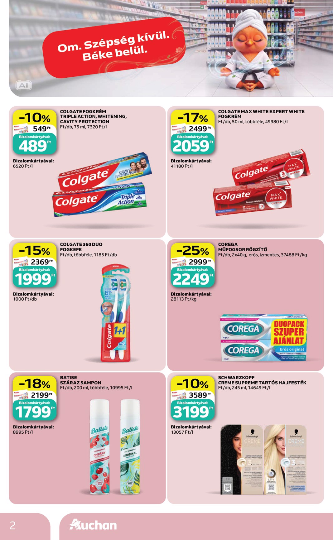auchan - Aktuális Auchan - Illatszer termékajánlataink szórólap érvényes péntektől 2026.08.21.-től szerdától 2026.09.02.-ig - page: 2