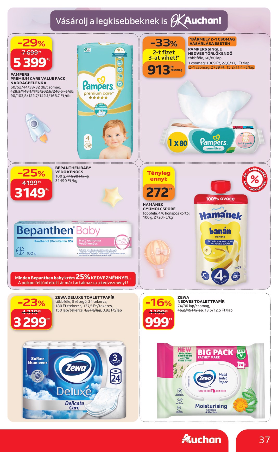 auchan - A jövőbeli Auchan Hipermarket akciós újság csütörtöktől 2026.09.03.-tól szerdától 2026.09.09.-ig érvényes. - page: 37