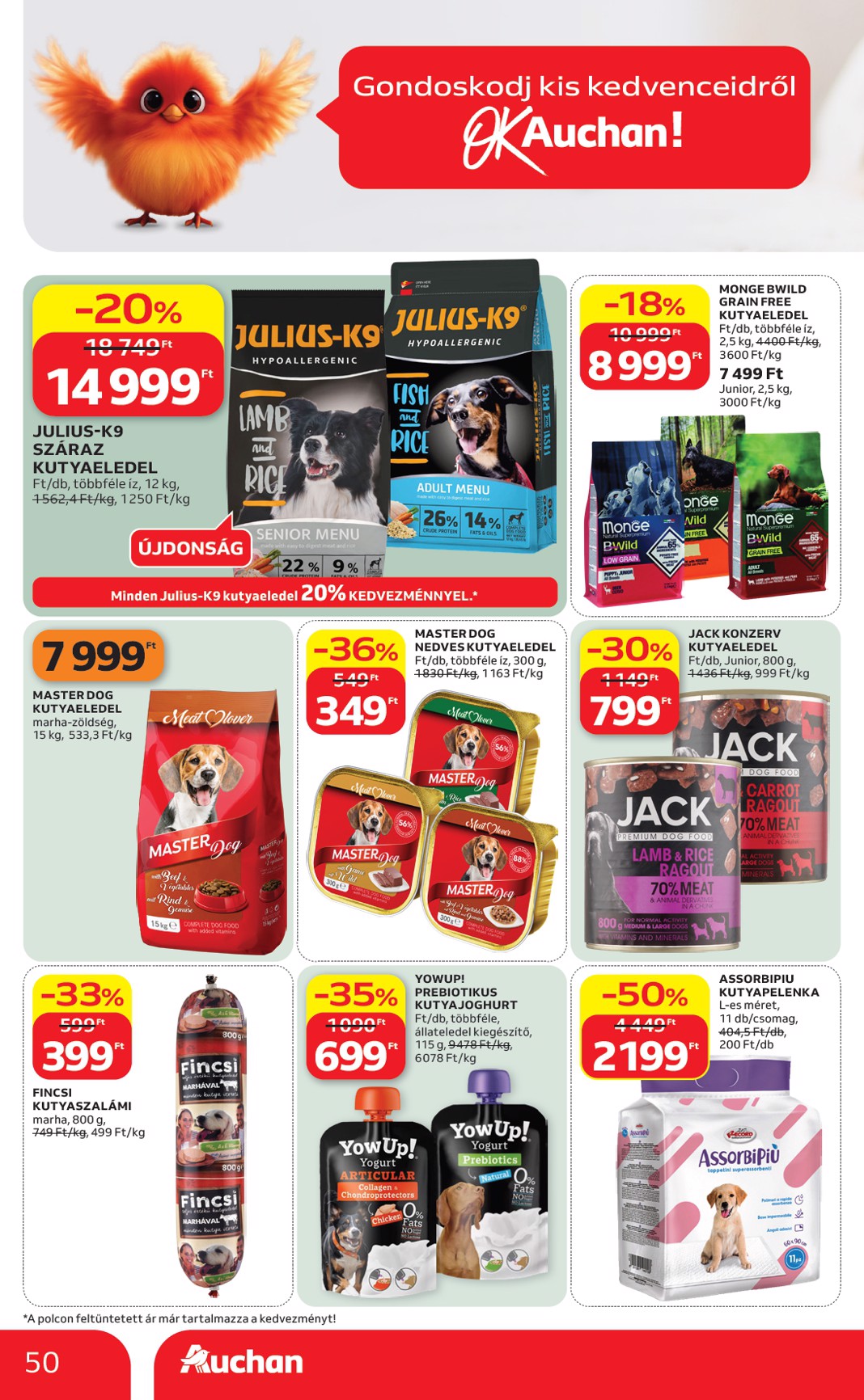 auchan - A jövőbeli Auchan Hipermarket akciós újság csütörtöktől 2026.09.03.-tól szerdától 2026.09.09.-ig érvényes. - page: 50