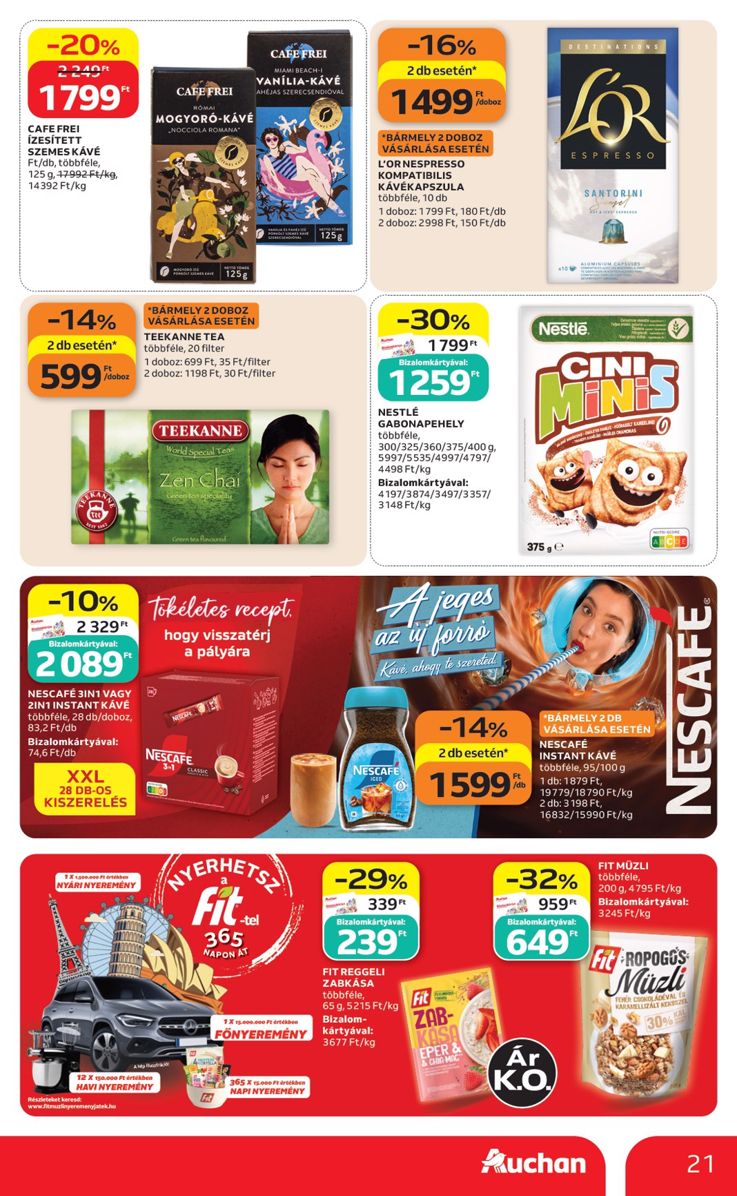 auchan - A jövőbeli Auchan Hipermarket akciós újság csütörtöktől 2026.09.03.-tól szerdától 2026.09.09.-ig érvényes. - page: 21