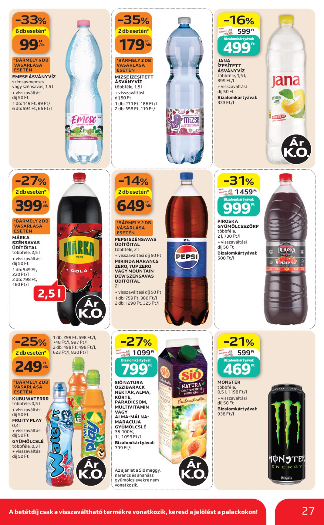 auchan - A jövőbeli Auchan Hipermarket akciós újság csütörtöktől 2026.09.03.-tól szerdától 2026.09.09.-ig érvényes. - page: 27