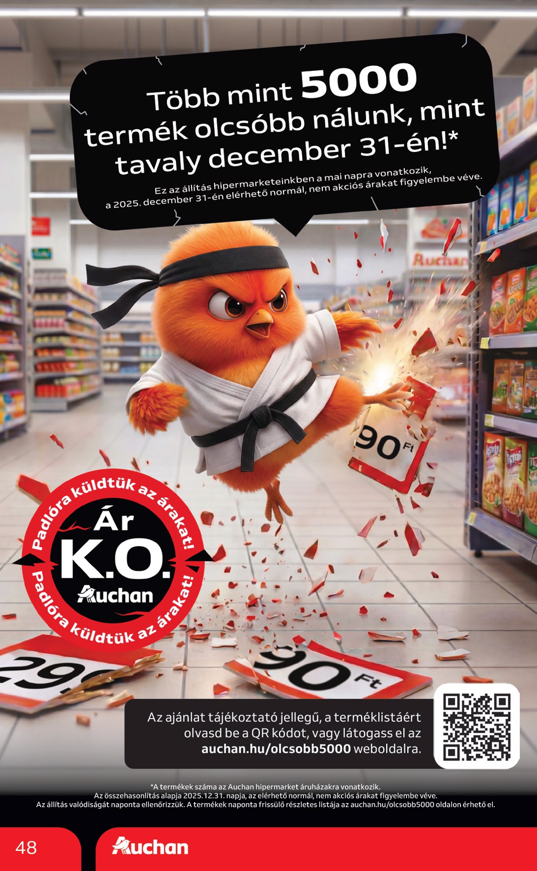 auchan - A jövőbeli Auchan Hipermarket akciós újság csütörtöktől 2026.09.03.-tól szerdától 2026.09.09.-ig érvényes. - page: 48