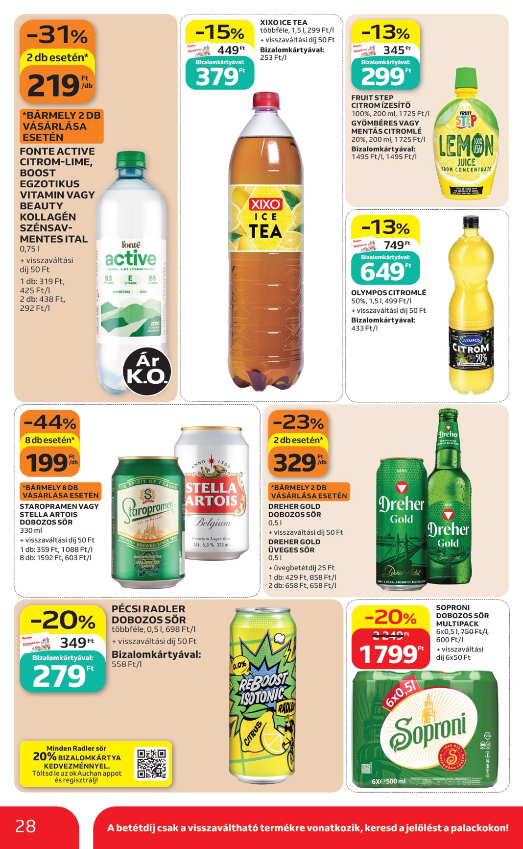 auchan - A jövőbeli Auchan Hipermarket akciós újság csütörtöktől 2026.09.03.-tól szerdától 2026.09.09.-ig érvényes. - page: 28