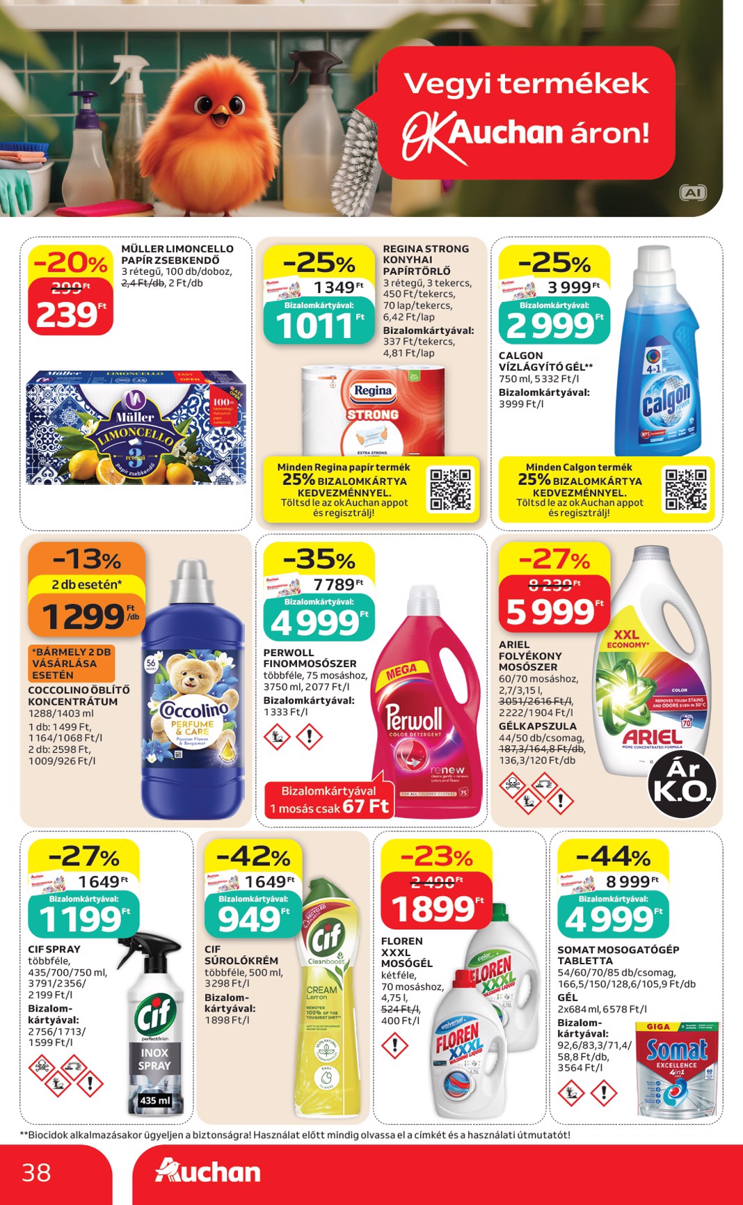 auchan - A jövőbeli Auchan Hipermarket akciós újság csütörtöktől 2026.09.03.-tól szerdától 2026.09.09.-ig érvényes. - page: 38