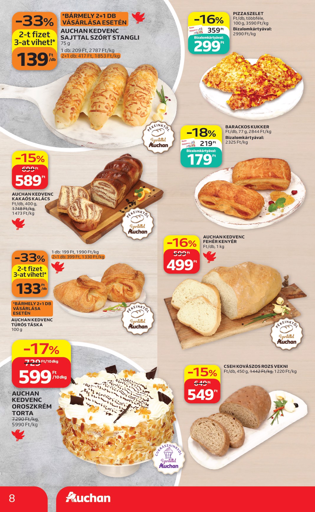 auchan - A jövőbeli Auchan Hipermarket akciós újság csütörtöktől 2026.09.03.-tól szerdától 2026.09.09.-ig érvényes. - page: 8