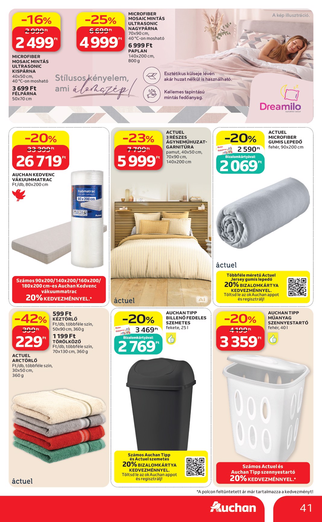 auchan - A jövőbeli Auchan Hipermarket akciós újság csütörtöktől 2026.09.03.-tól szerdától 2026.09.09.-ig érvényes. - page: 41